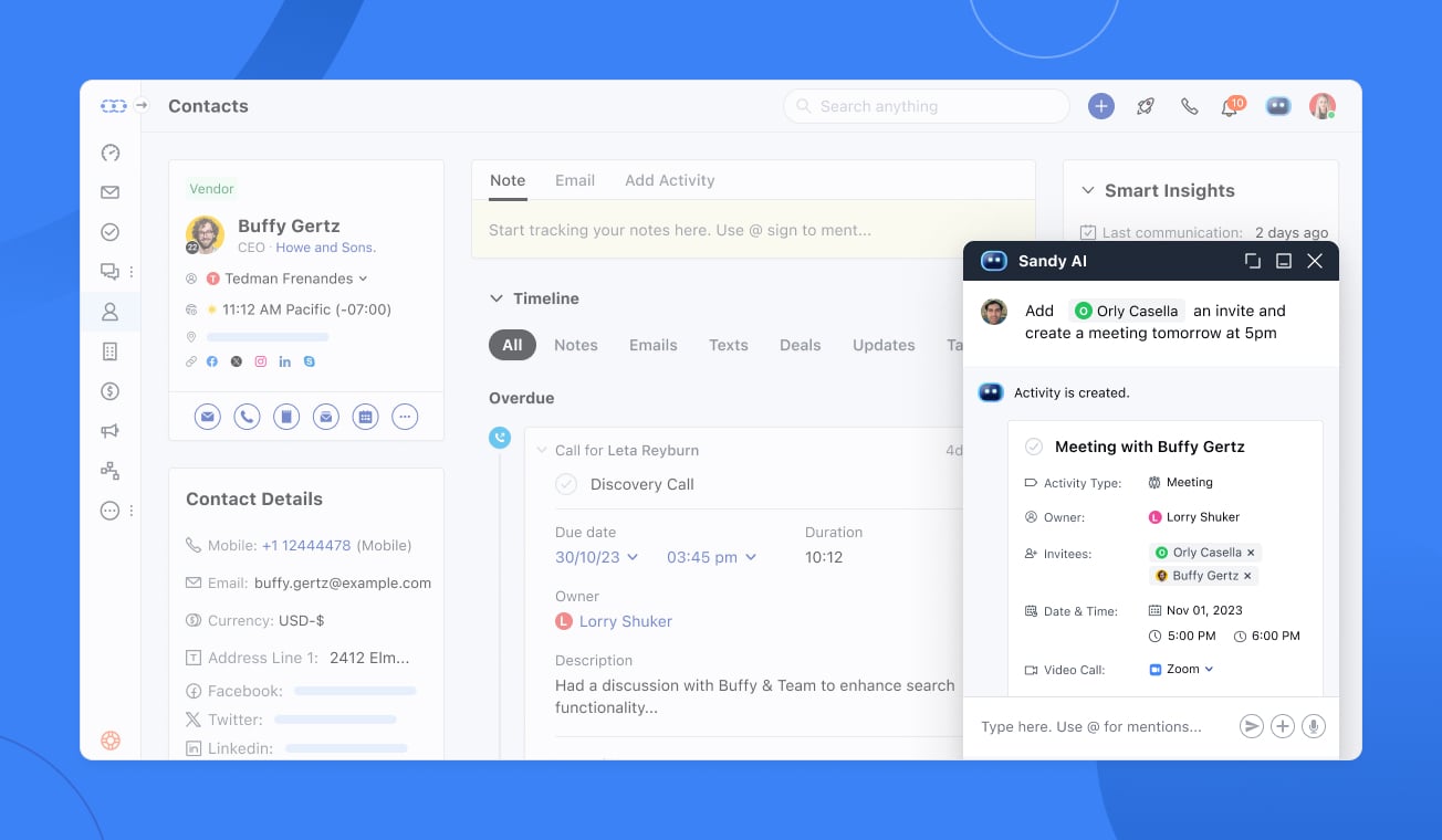 Salesmate screenshot & Video
