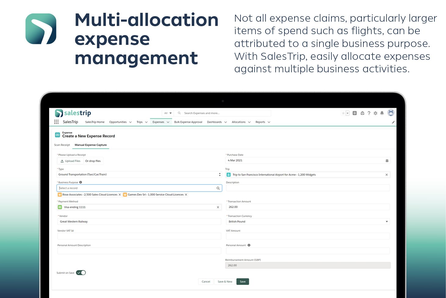 SalesTrip Screenshot