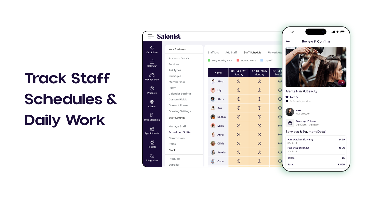Salonist Screenshot