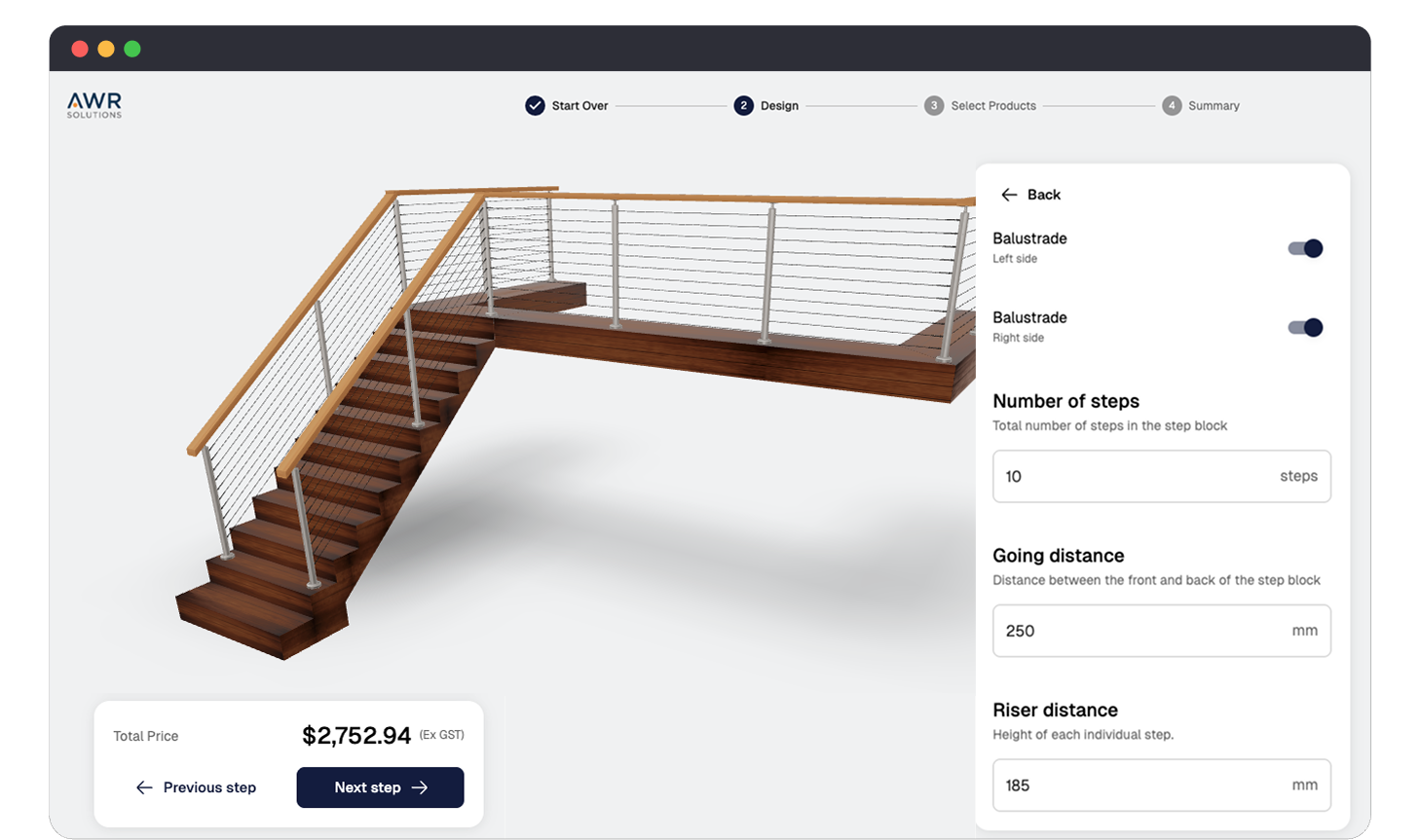 Salsita 3D Configurator Screenshot