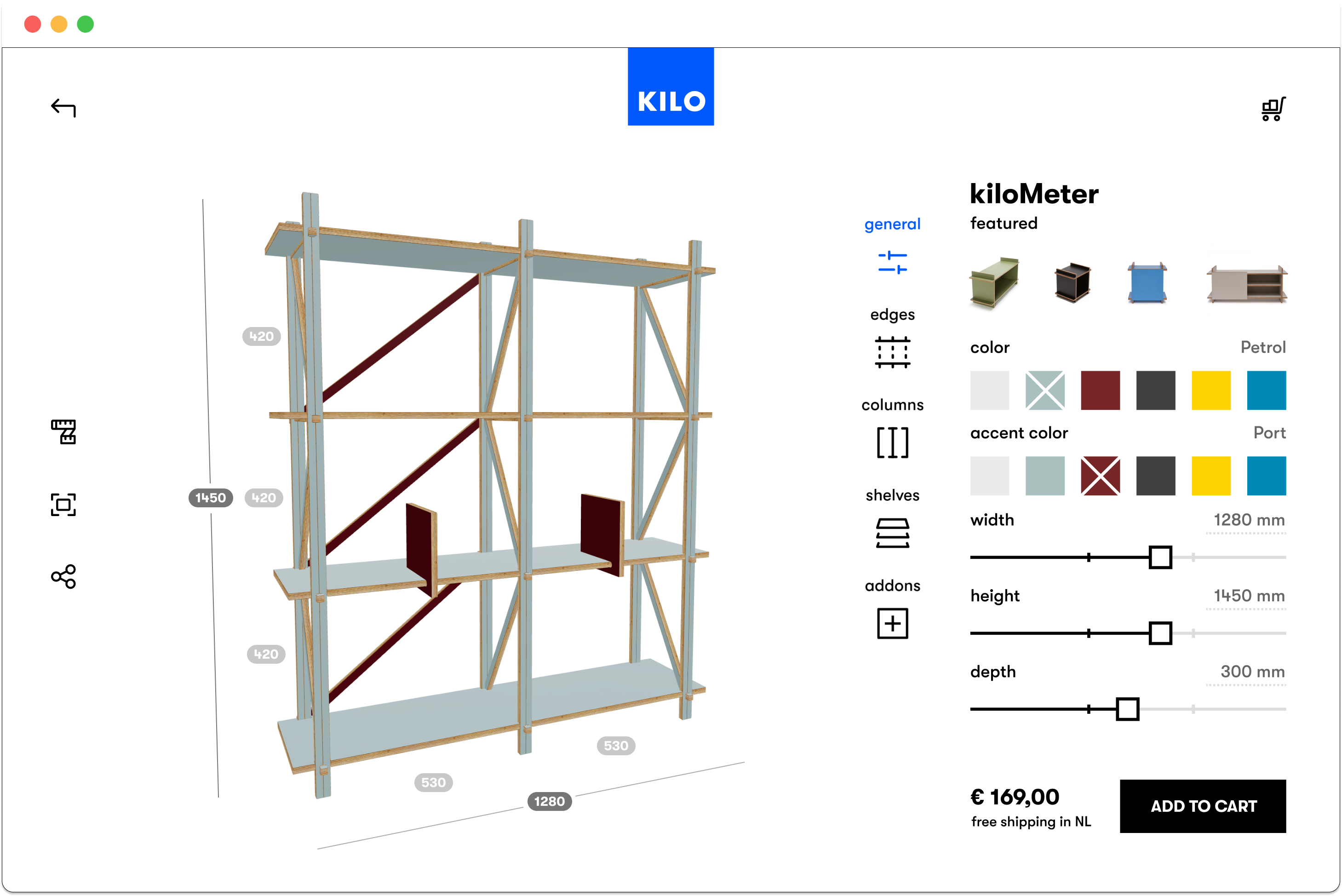 Salsita 3D Configurator Screenshot