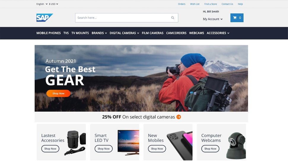 SAP Commerce Cloud Screenshot