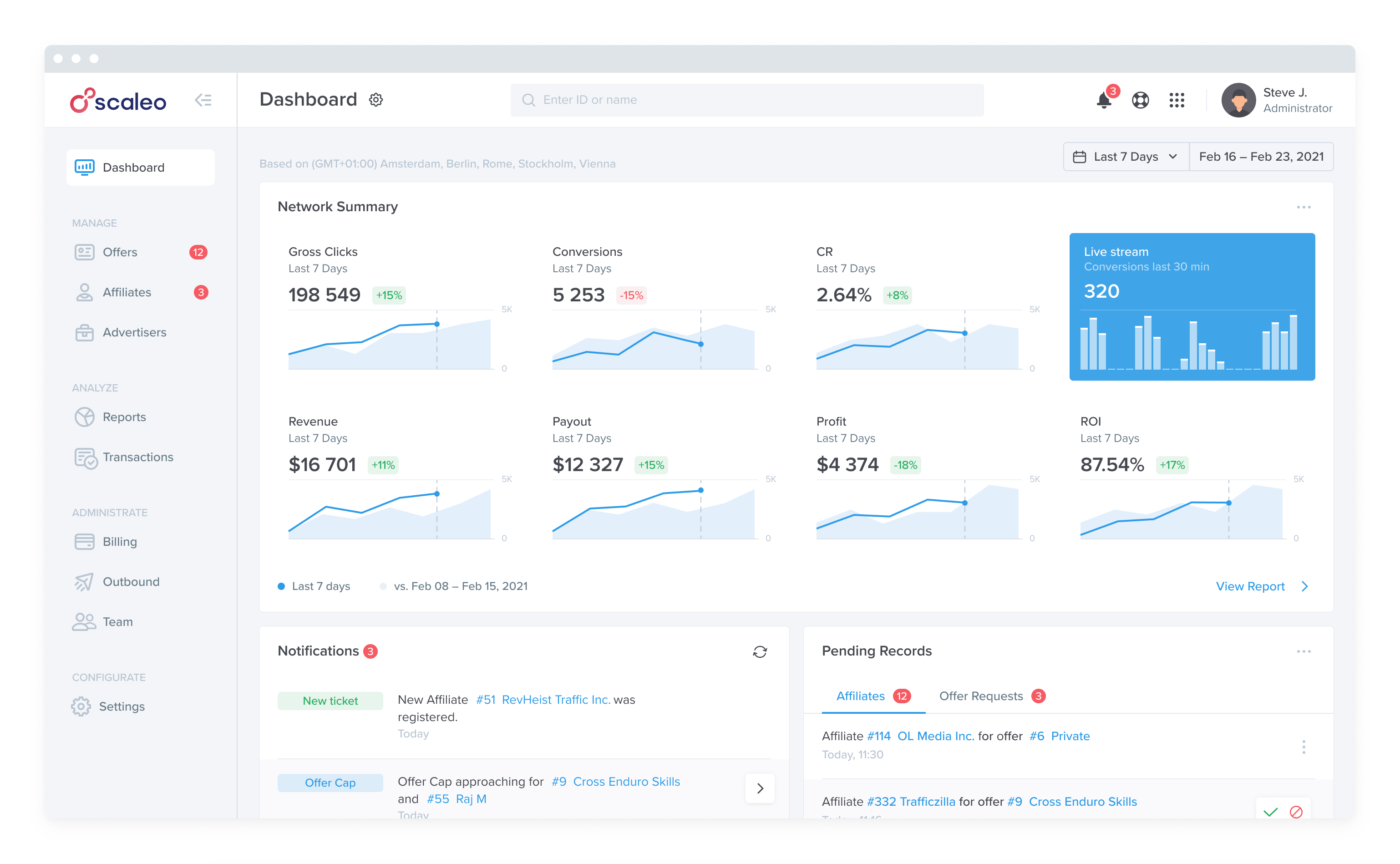 Scaleo Screenshot