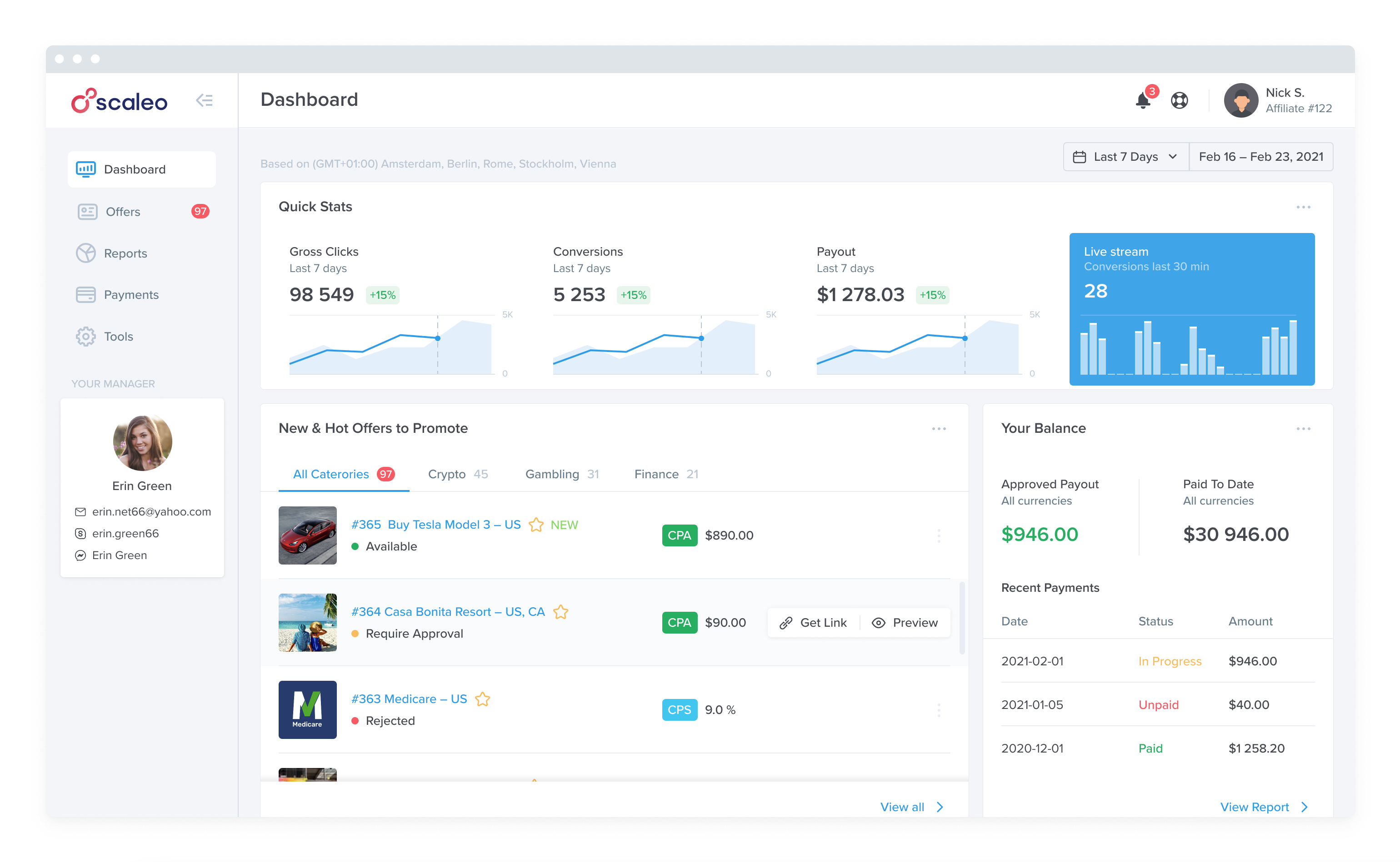 Scaleo Screenshot