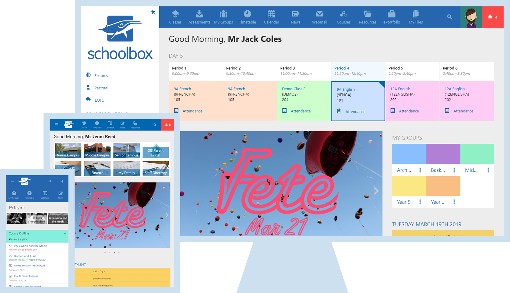 Schoolbox Screenshot