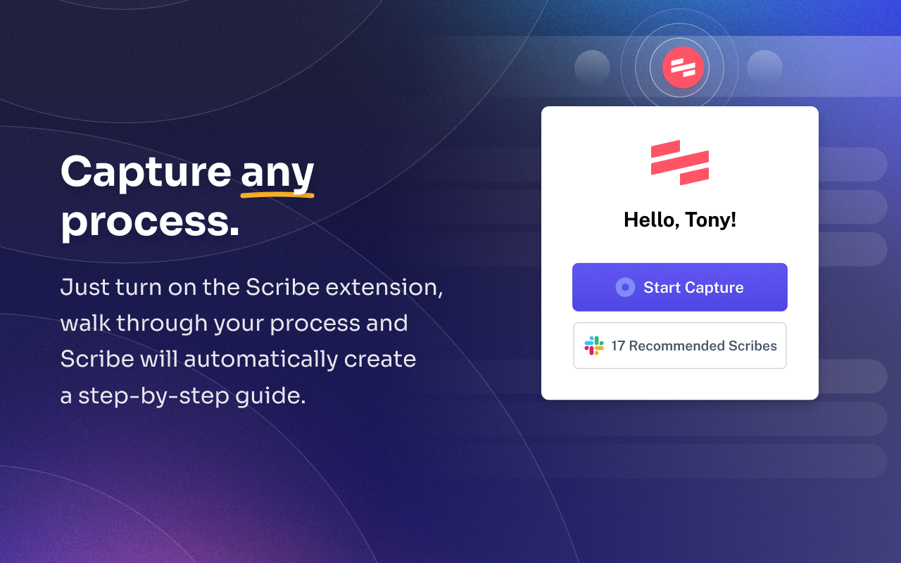 Scribe Screenshot