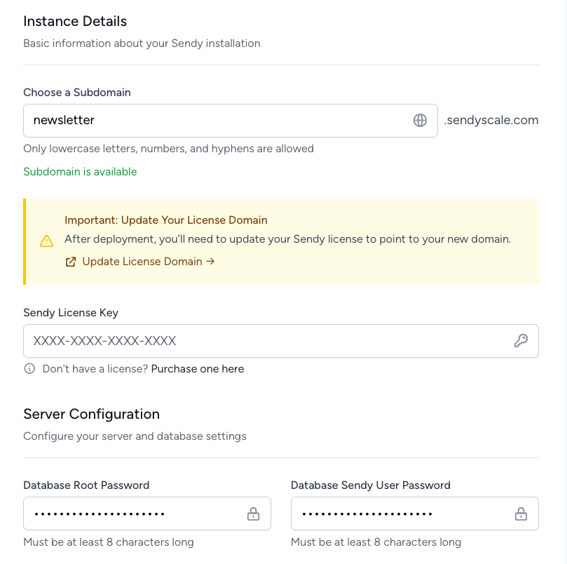SendyScale Screenshot