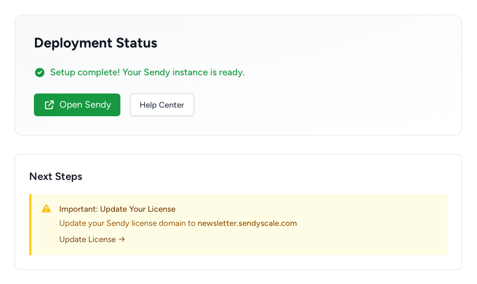 SendyScale Screenshot