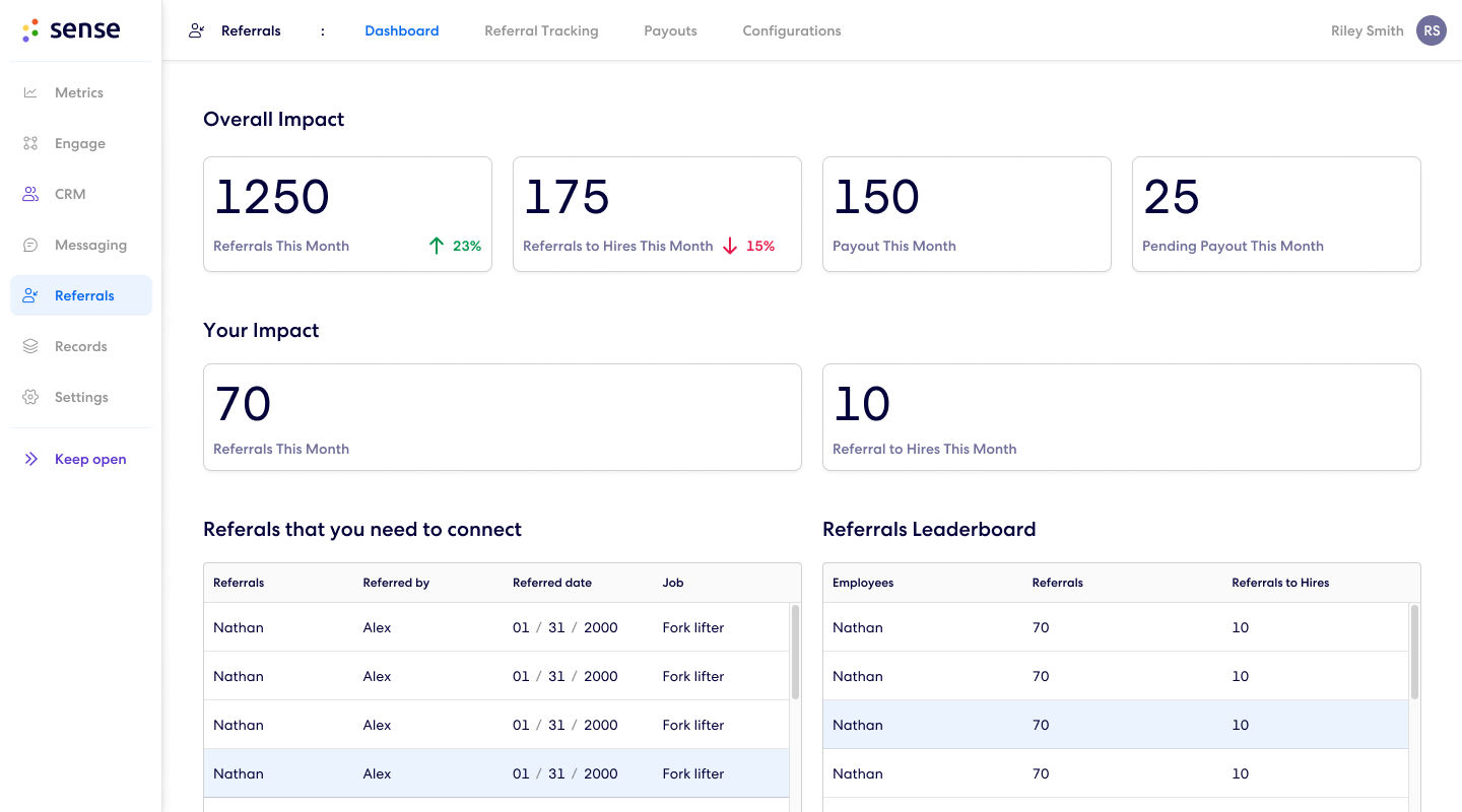 Sense screenshot & Video