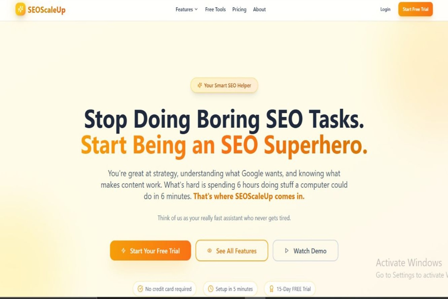 SEOScaleUp Screenshot
