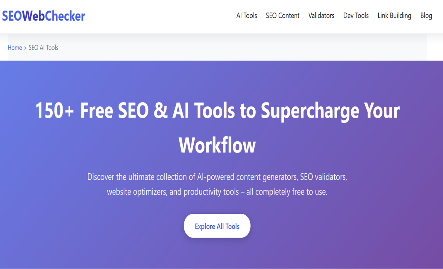SeoWebChecker Screenshot