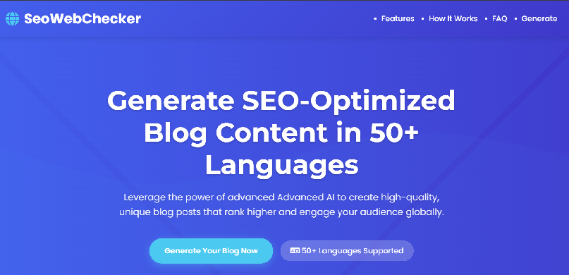 SeoWebChecker Screenshot