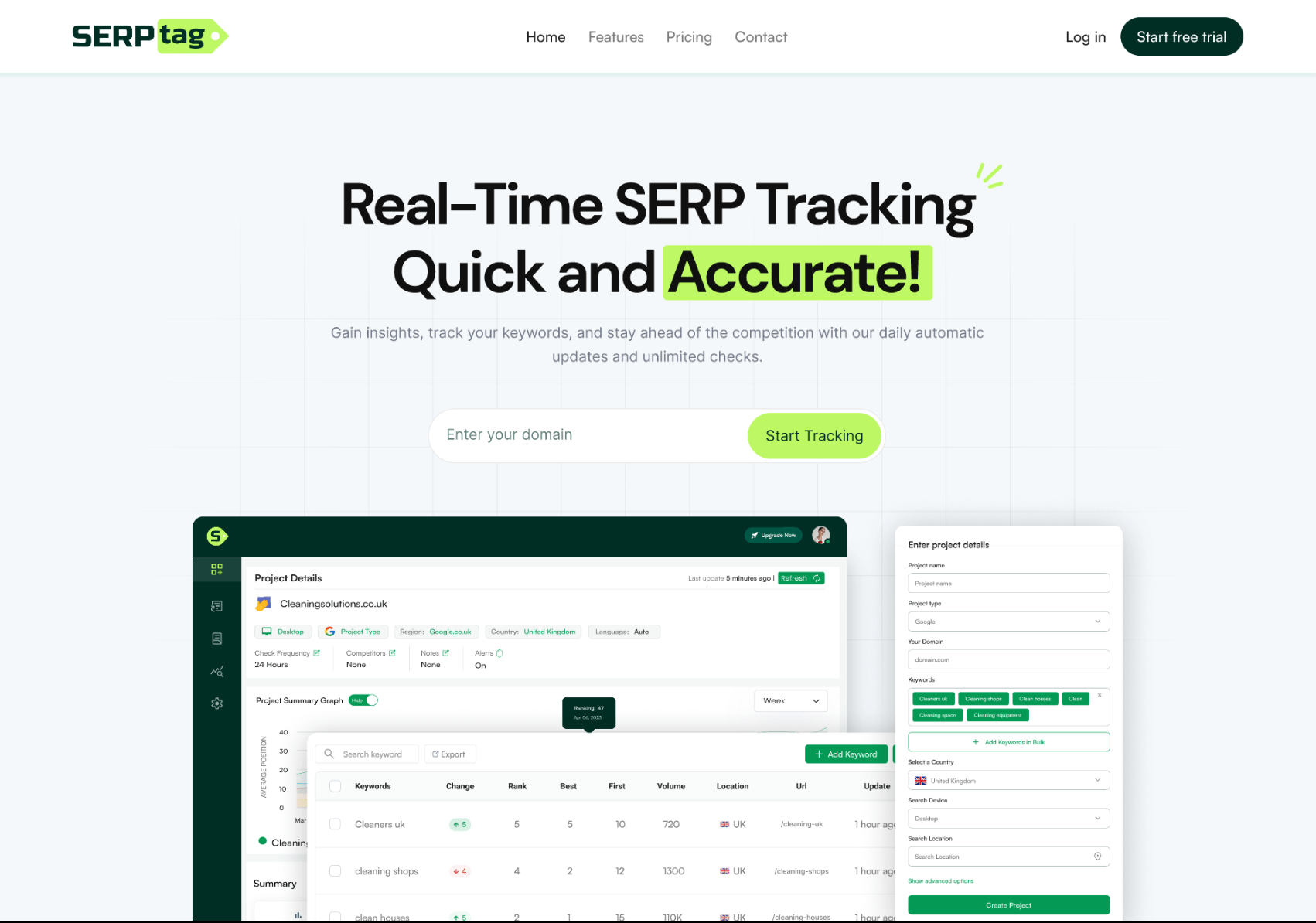 SERPtag Screenshot