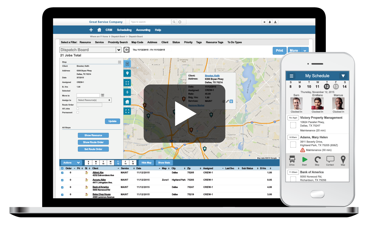 Service Autopilot Screenshot