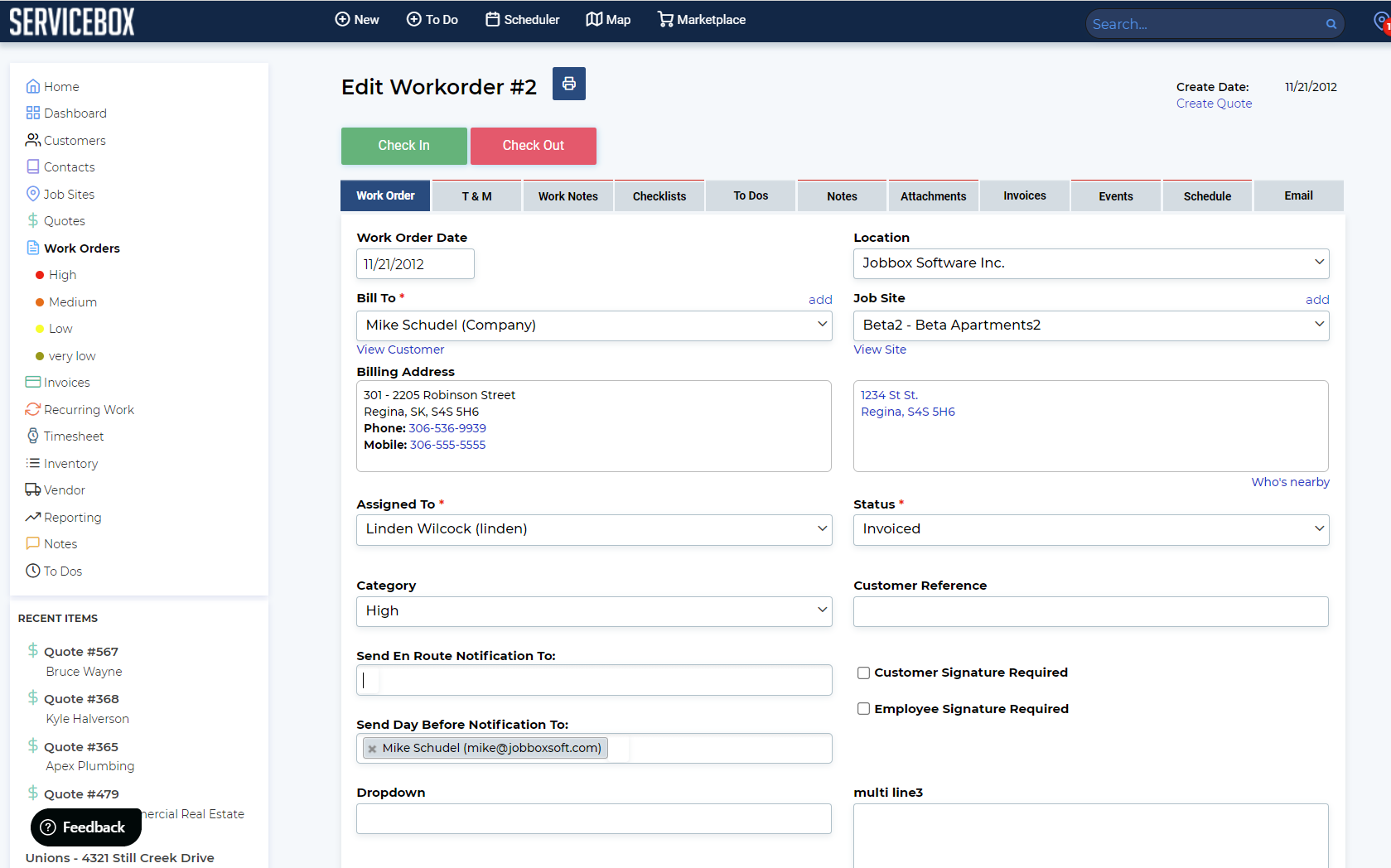 ServiceBox Screenshot