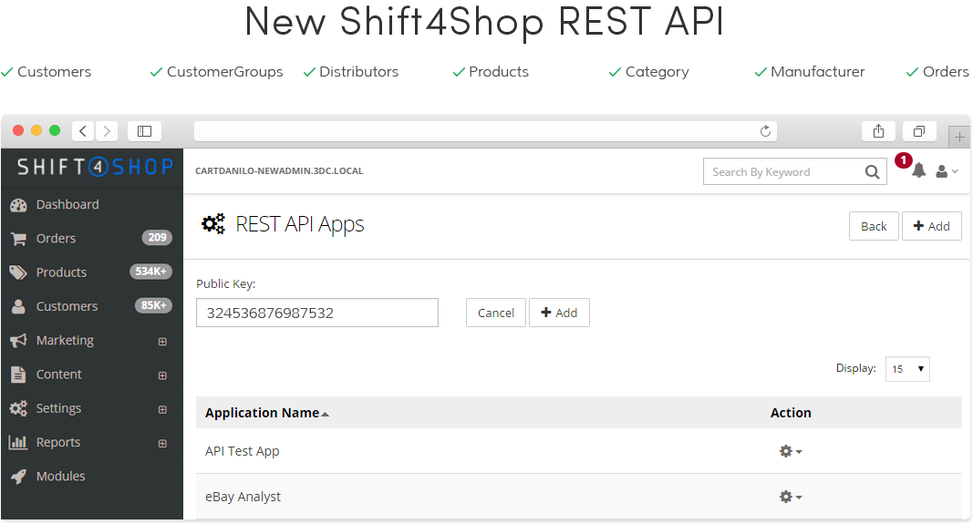 Shift4Shop Screenshot