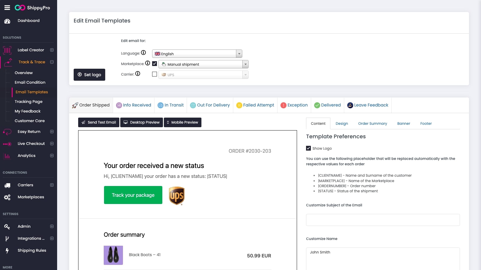 ShippyPro screenshot & Video
