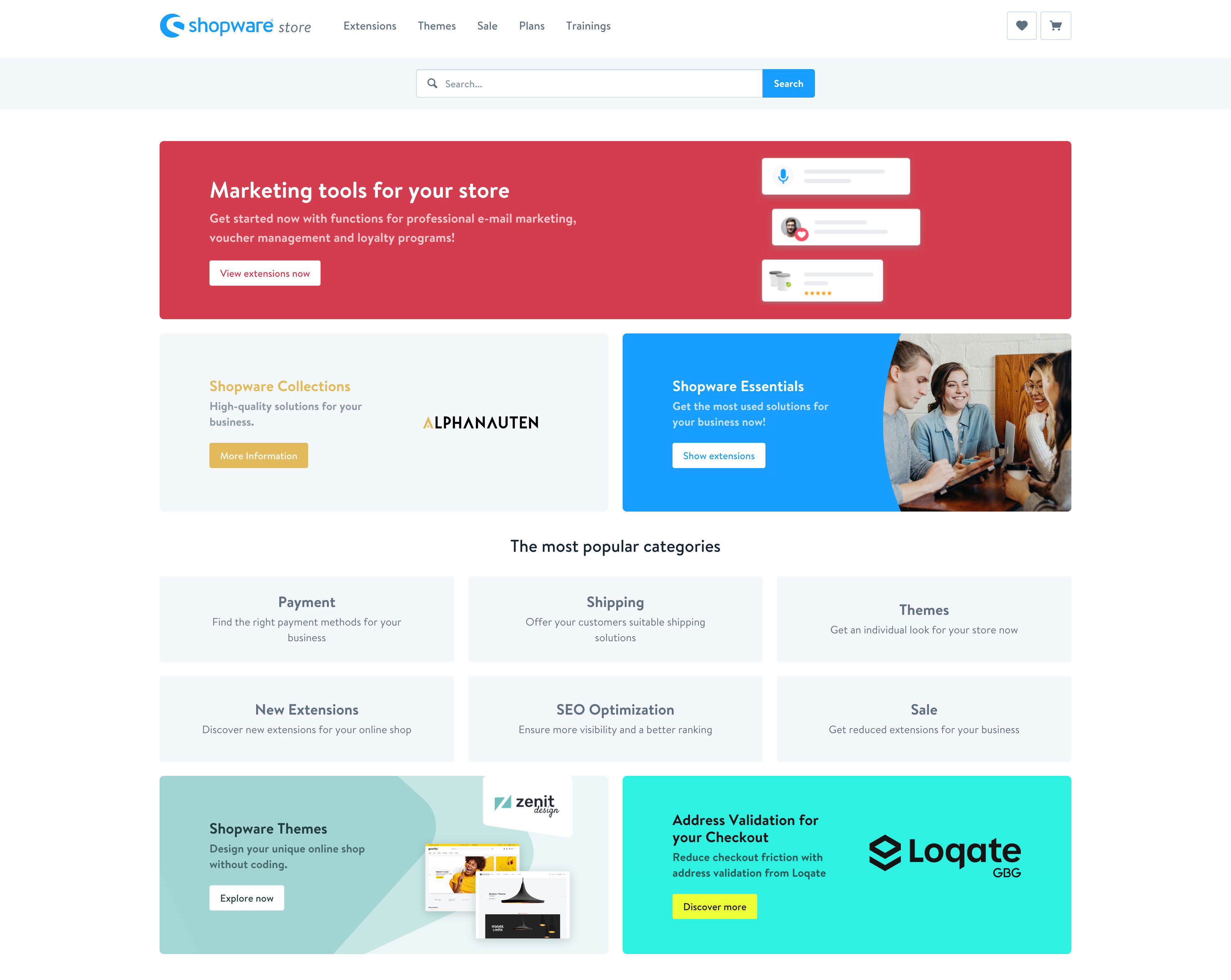 Shopware Screenshot
