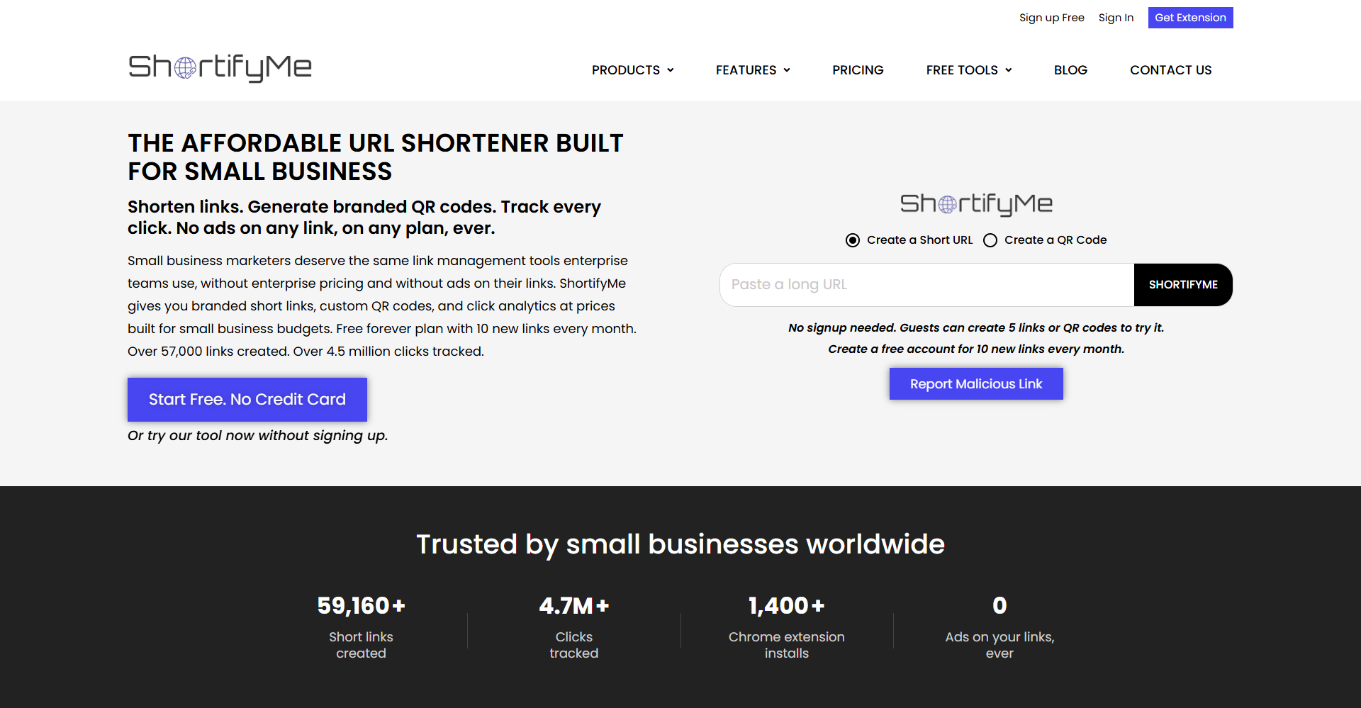 ShortifyMe Screenshot