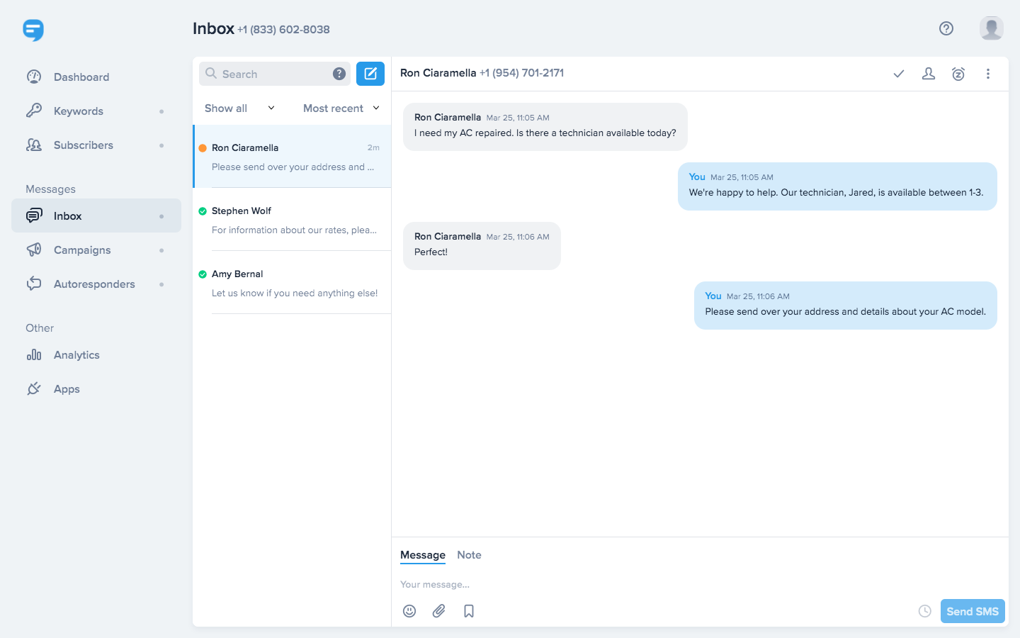SimpleTexting screenshot & Video