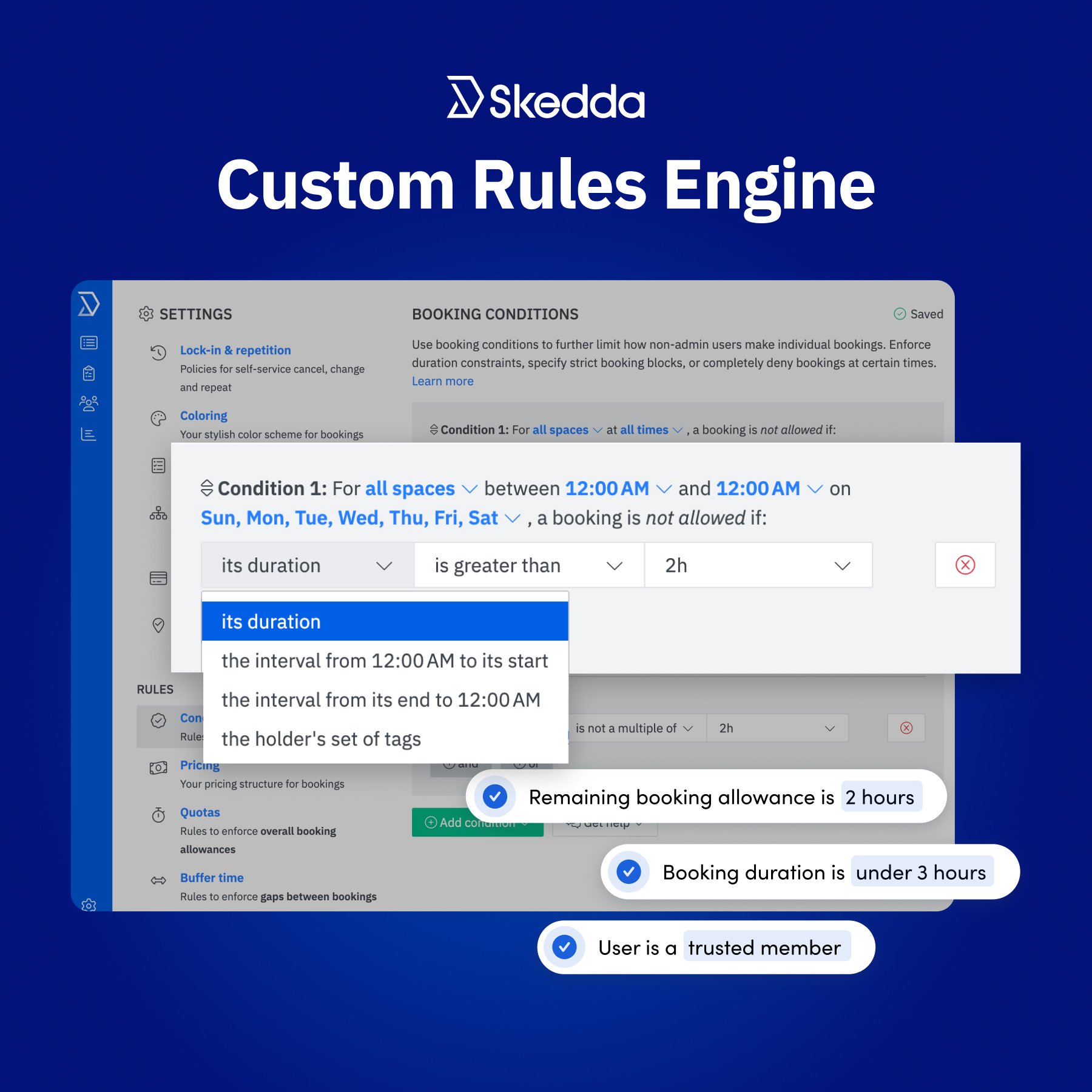 Skedda screenshot & Video