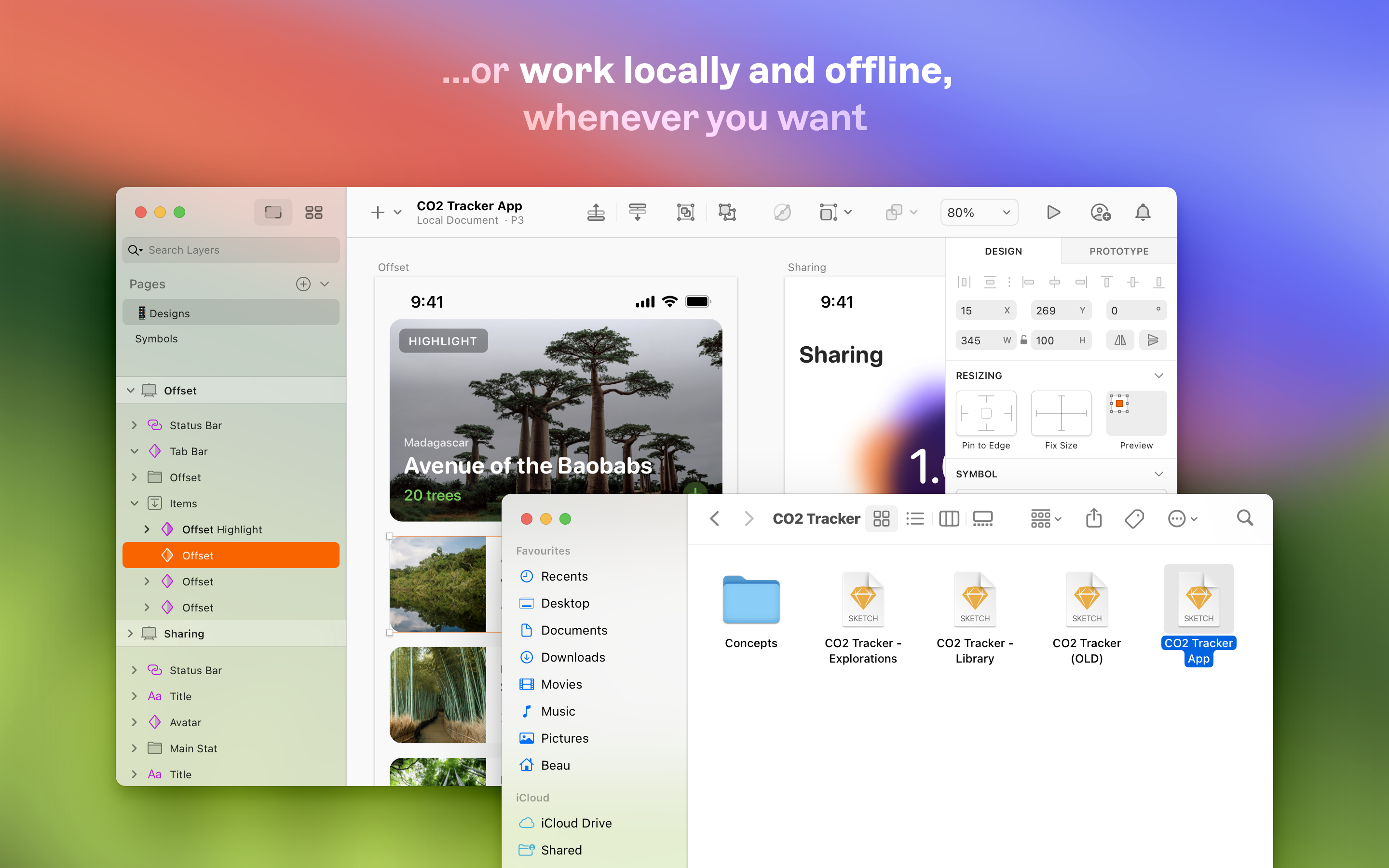 Sketch screenshot & Video