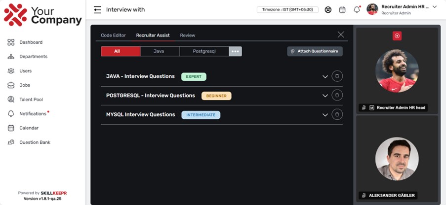 SkillKeepr screenshot & Video