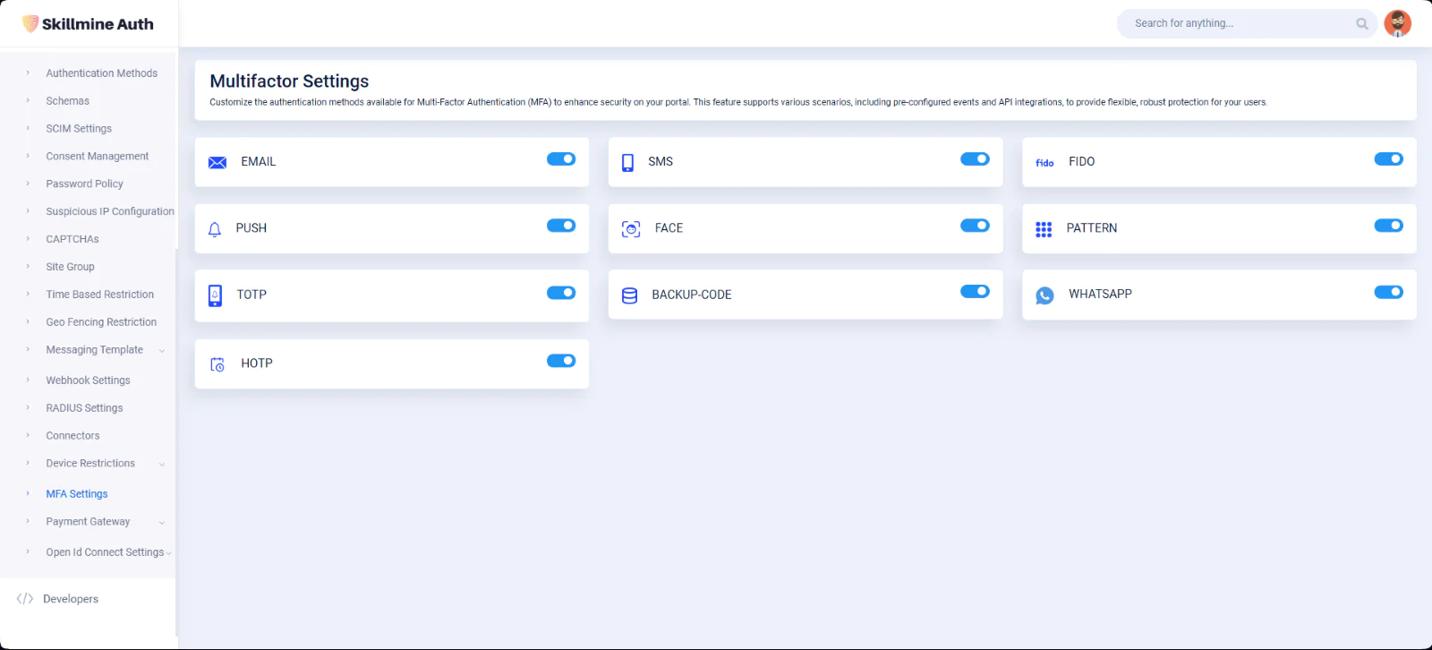 Skillmine Auth Screenshot