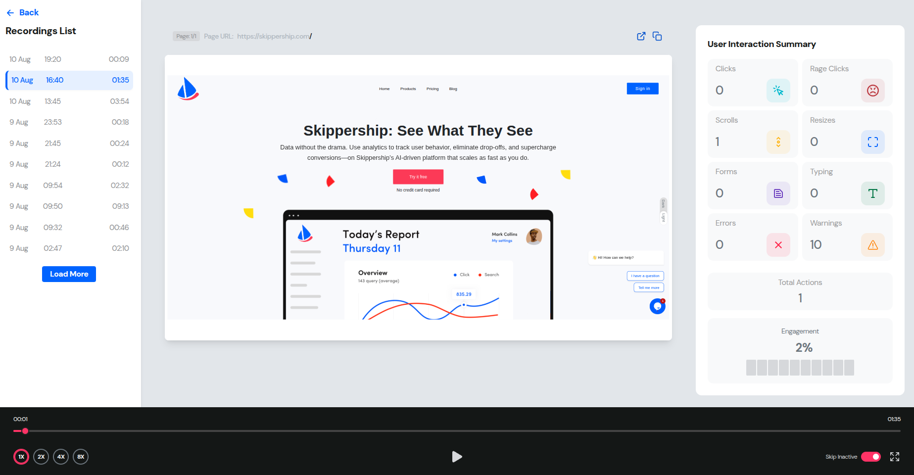 Skippership screenshot & Video