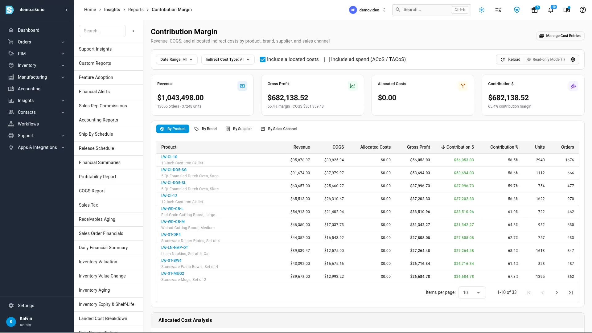 SKU.io Screenshot