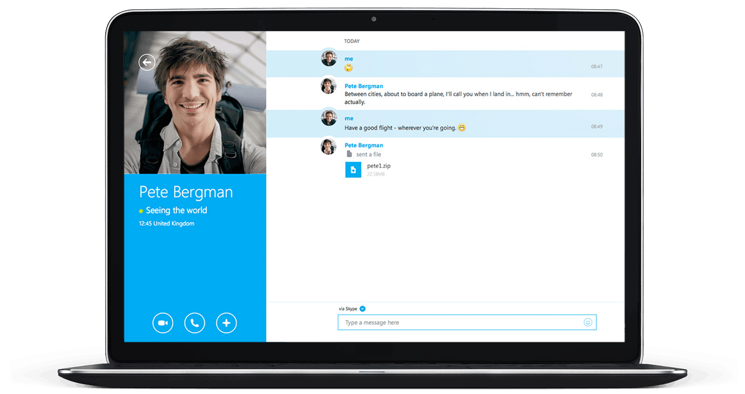Skype screenshot & Video