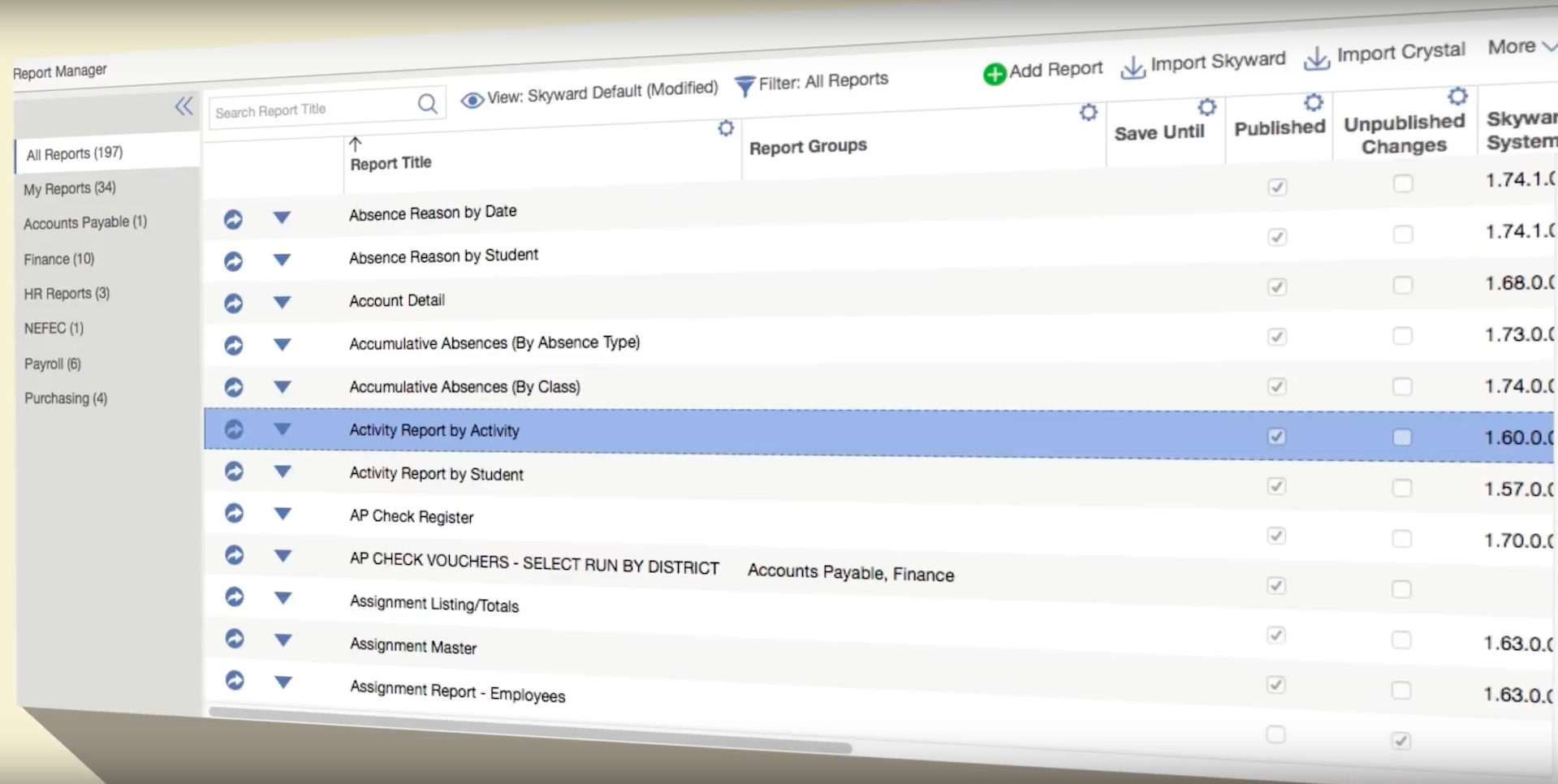 Skyward Student Management Suite Screenshot