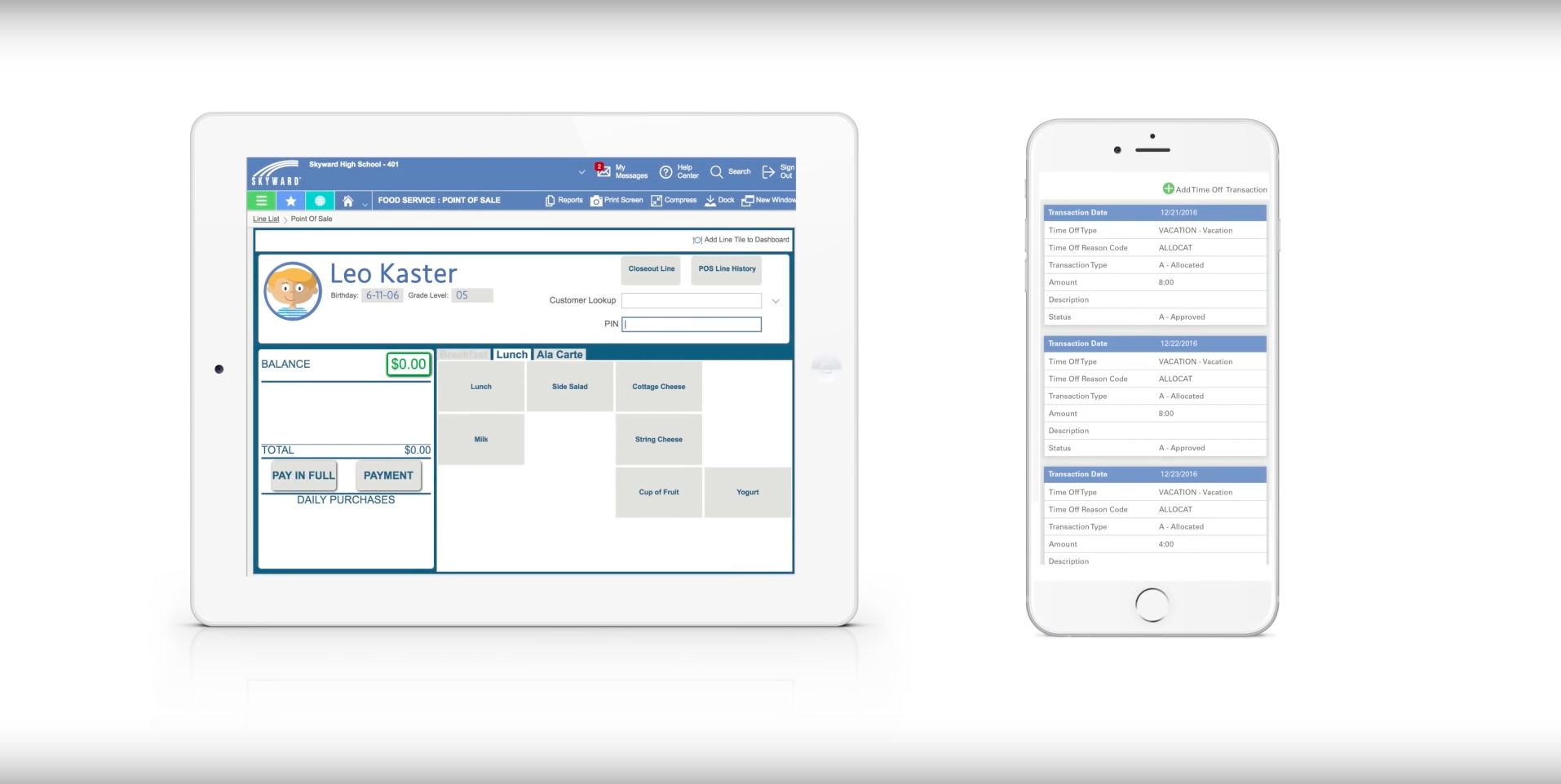 Skyward Student Management Suite Screenshot