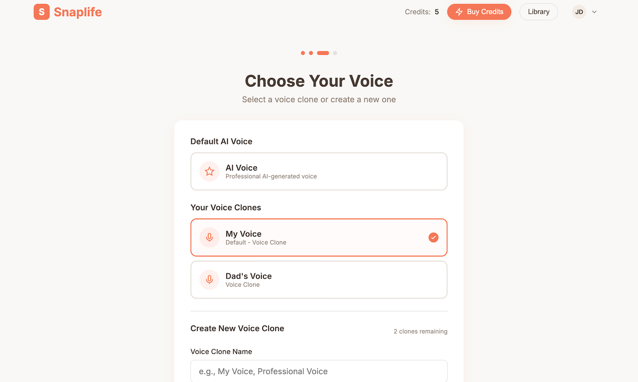 SnapLife.AI Screenshot