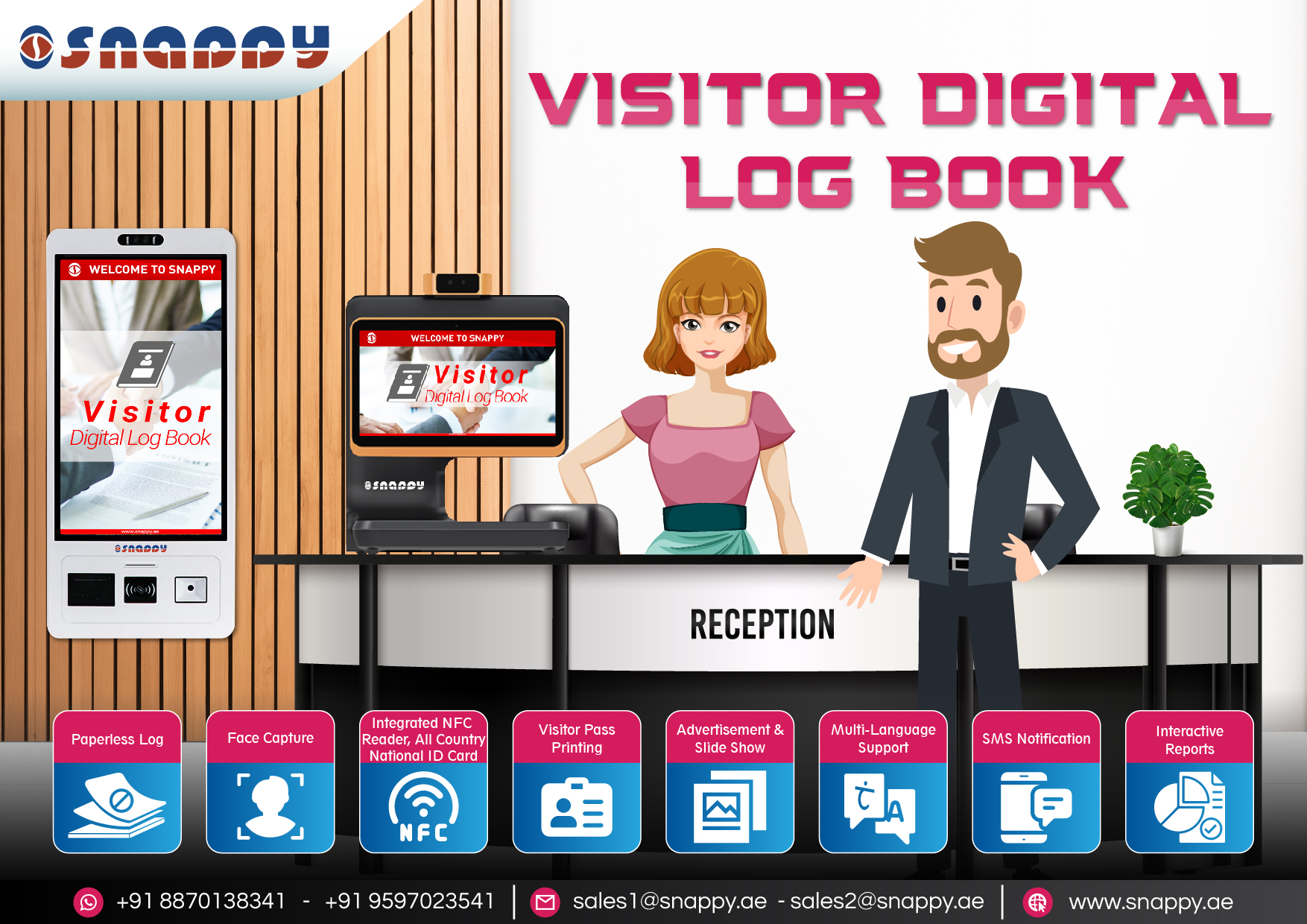 Snappy Visitor Digital Log Book Screenshot