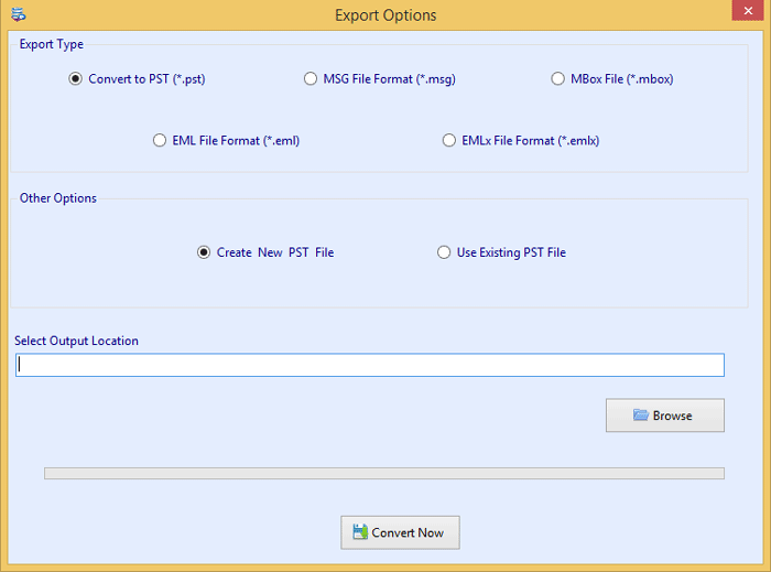 Softaken DBX to PST Converter Screenshot