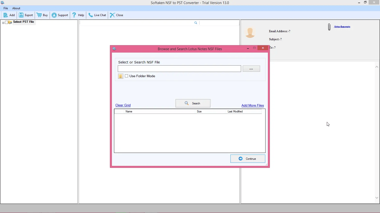 Softaken NSF to PST Converter screenshot & Video