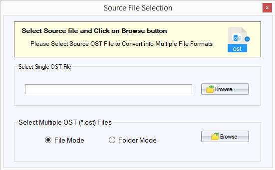 Softaken OST to NSF Converter Software Screenshot