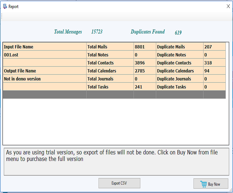 Softaken PST Duplicate Remover Screenshot