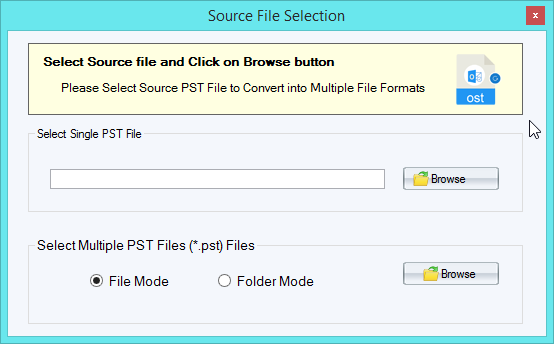 Softaken PST Mailbox Converter Screenshot