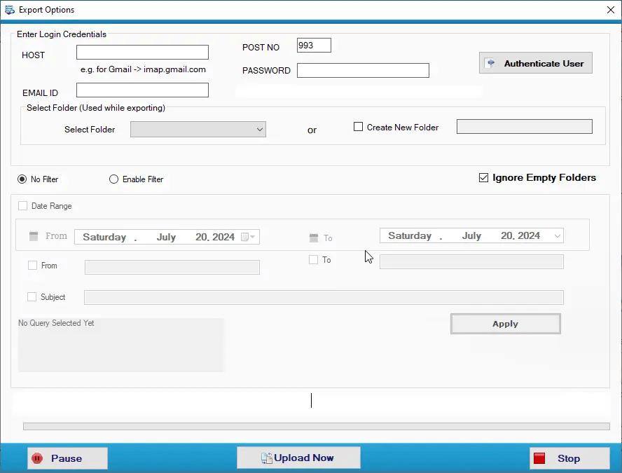 Softaken PST Mailbox Converter Screenshot