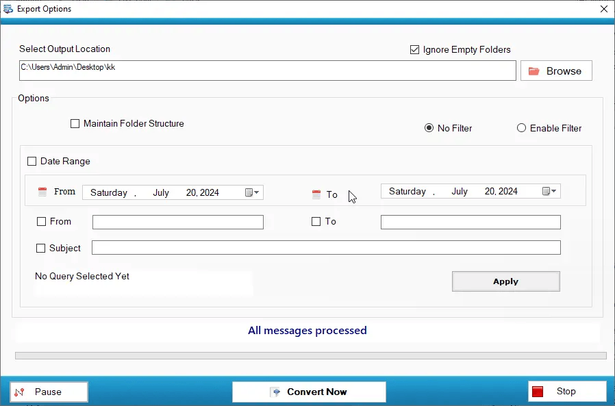 Softaken PST Mailbox Converter Screenshot