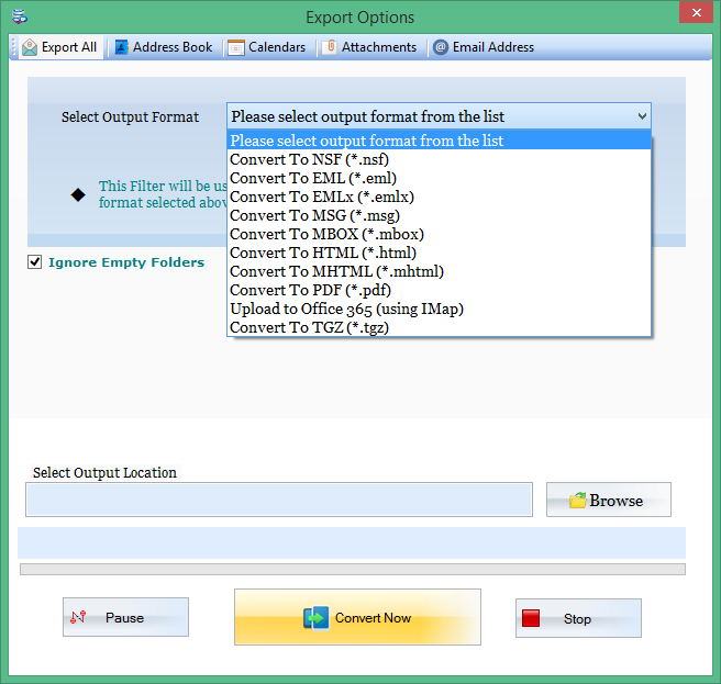 Softaken PST to EML Converter Screenshot