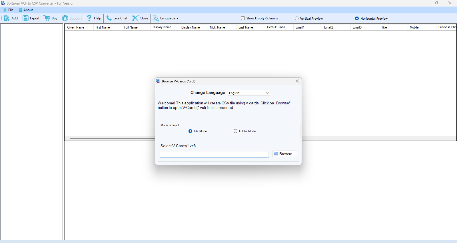 Softaken VCF to CSV Converter screenshot & Video