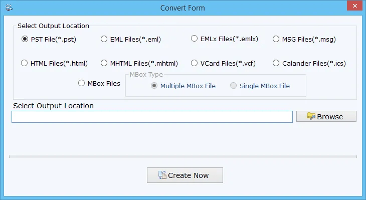 Softaken Zimbra Converter Screenshot