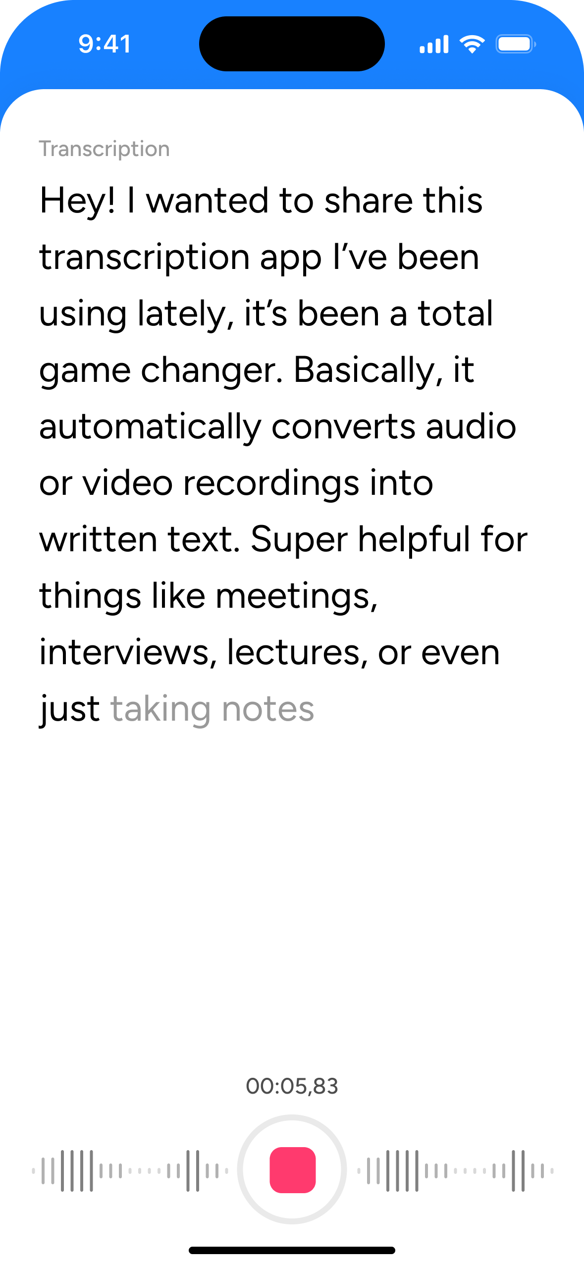 Soniox Speech-to-Text Screenshot