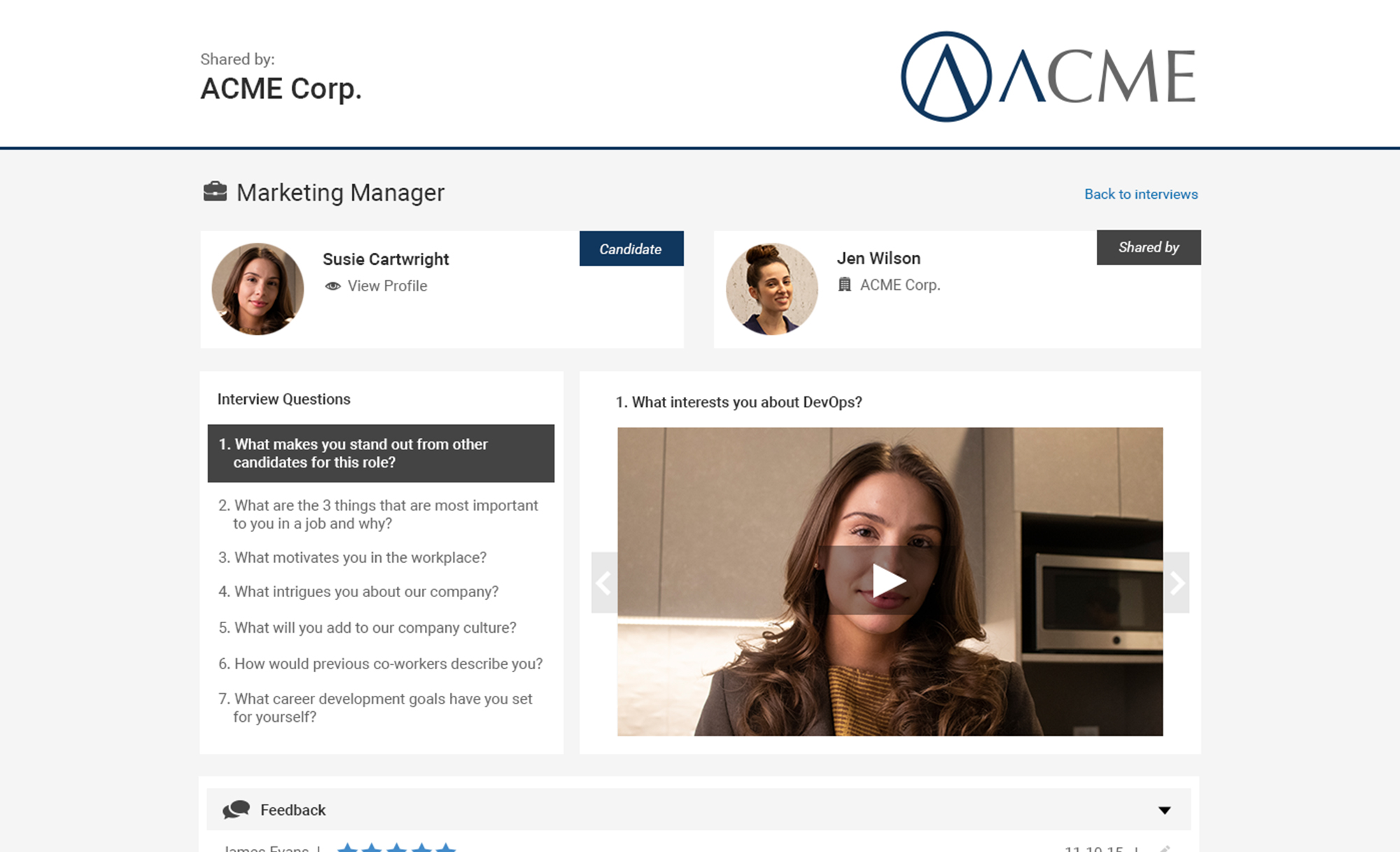 Spark Hire screenshot & Video