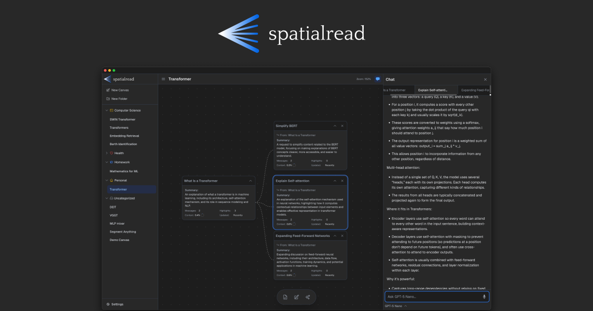 SpatialRead Screenshot