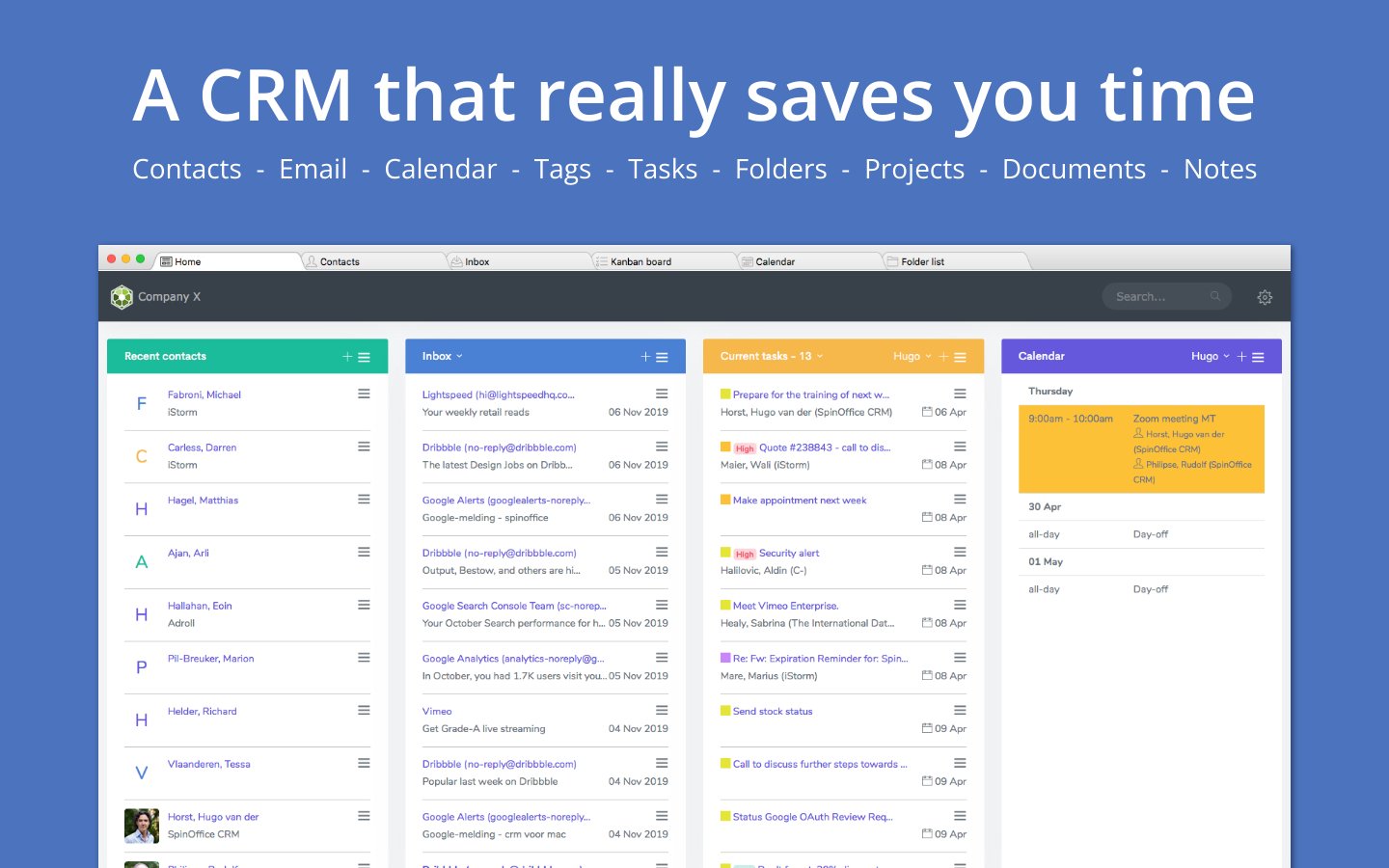 SpinOffice Screenshot