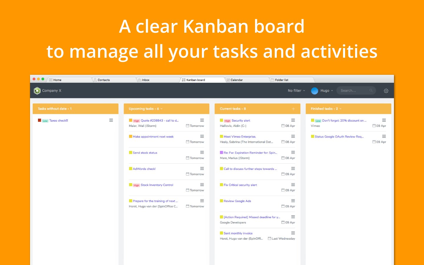 SpinOffice Screenshot